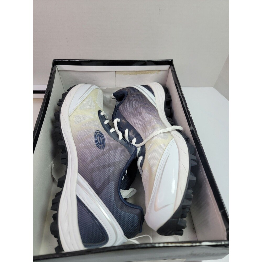 Elite Sports USA Speed Turf Shoes Mens 10 Navy White Baseball Cleats New Box